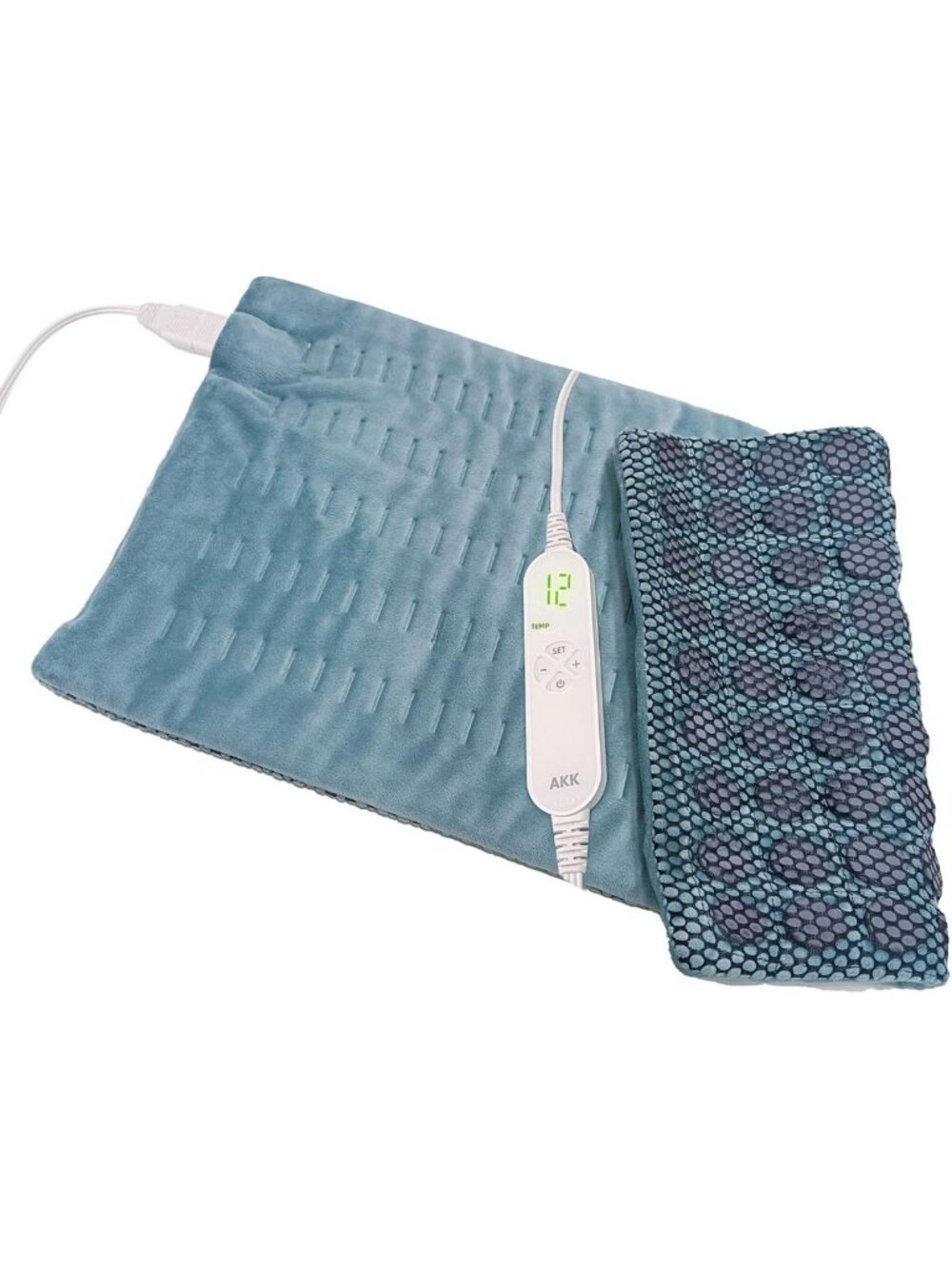 Jade Stone Weighted Heating Pad for Back Pain Relief, Moist & Dry Heat Therapy